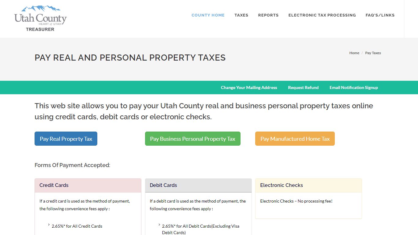 Pay Taxes | Utah County Treasurer